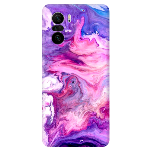 Xiaomi Poco F3 Marble art Transparent Silicone TPU Θήκη