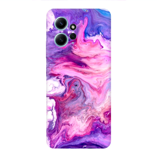 Xiaomi Redmi Note 12 4G Marble art Transparent Silicone TPU Θήκη