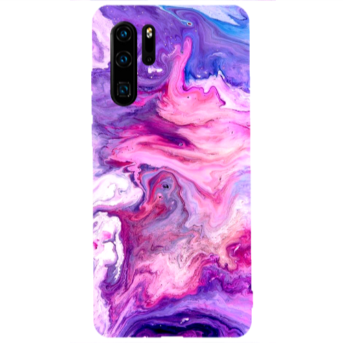 Huawei P30 Pro Marble art Transparent Silicone TPU Θήκη