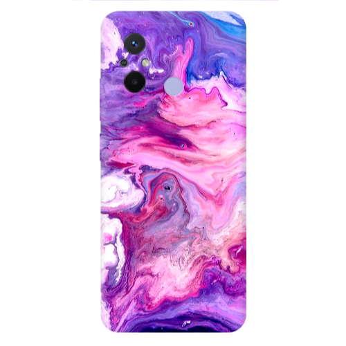Xiaomi Redmi 12C Marble art Transparent Silicone TPU Θήκη