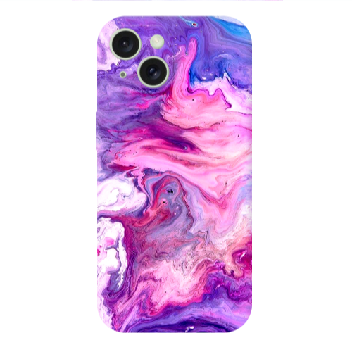 Apple iPhone 15 Plus Marble art Transparent Silicone TPU Θήκη