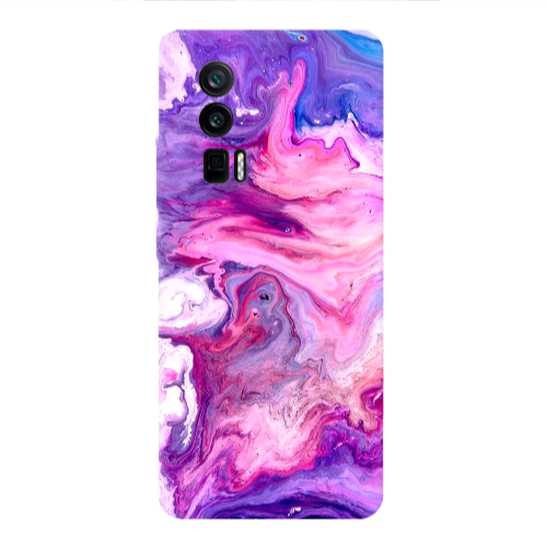 Xiaomi Poco F5 Pro Marble art Transparent Silicone TPU Θήκη