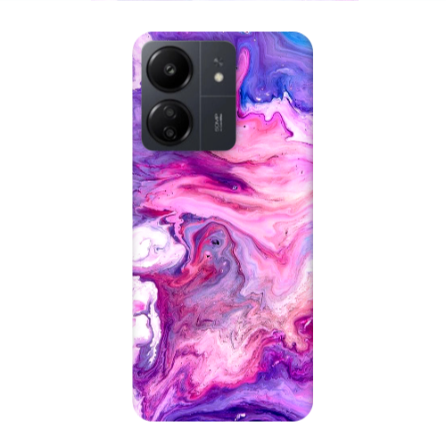 Xiaomi Redmi 13C Marble art Transparent Silicone TPU Θήκη