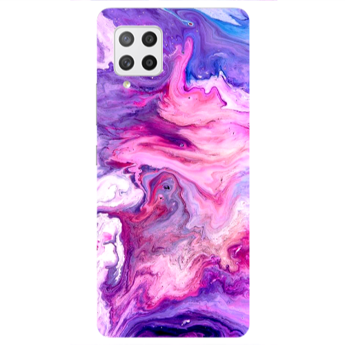 Samsung A42 5G Marble art Transparent Silicone TPU Θήκη