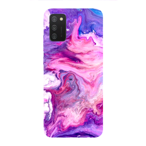 Samsung A02s Marble art Transparent Silicone TPU Θήκη