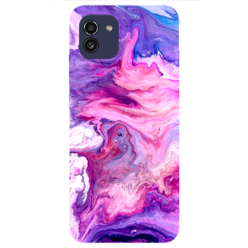Samsung A03 Marble art Transparent Silicone TPU Θήκη