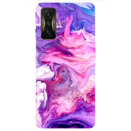 Xiaomi Poco F4 Gt Marble art Transparent Silicone TPU Θήκη