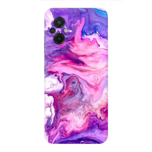 Xiaomi Poco M5 Marble art Transparent Silicone TPU Θήκη