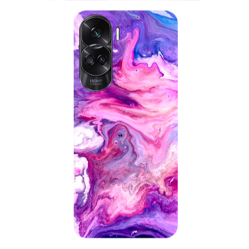 Honor 90 Lite 5G Marble art Transparent Silicone TPU Θήκη