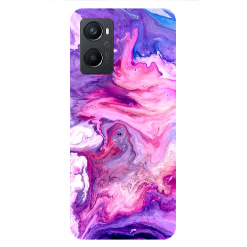 Oppo A 96 Marble art Transparent Silicone TPU Θήκη