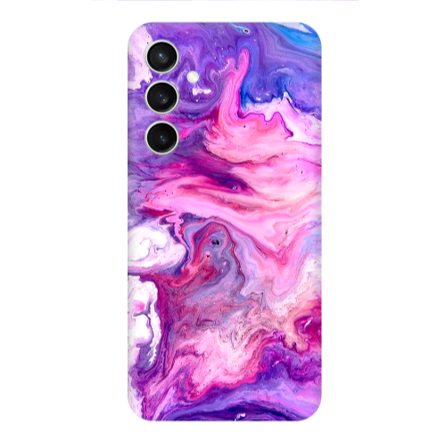 Samsung S24 Marble art Transparent Silicone TPU Θήκη