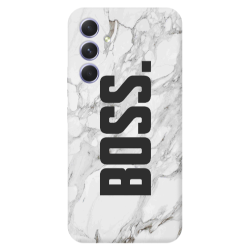 Samsung A56 Marble Boss Transparent Silicone TPU Θήκη