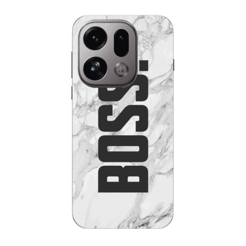 Oppo Find X9 Pro Marble Boss Transparent Silicone TPU Θήκη