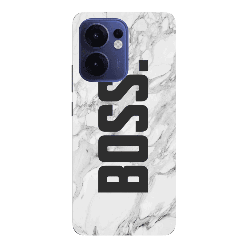 Oppo Reno13 FS Marble Boss Transparent Silicone TPU Θήκη