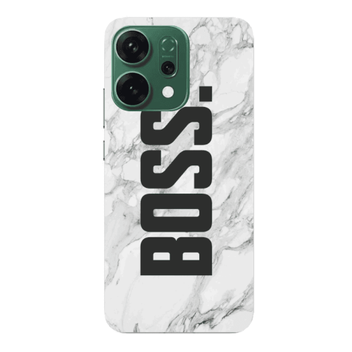 Oppo RENO 14 Marble Boss Transparent Silicone TPU Θήκη