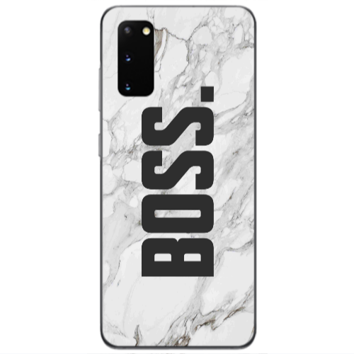 Samsung S20 Marble Boss Transparent Silicone TPU Θήκη