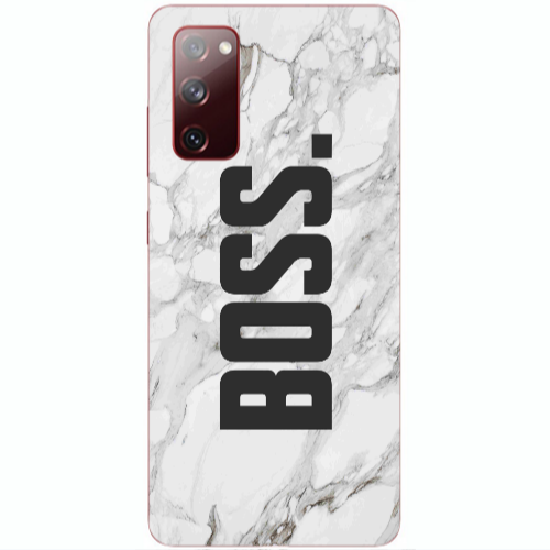 Samsung S20 FE Marble Boss Transparent Silicone TPU Θήκη