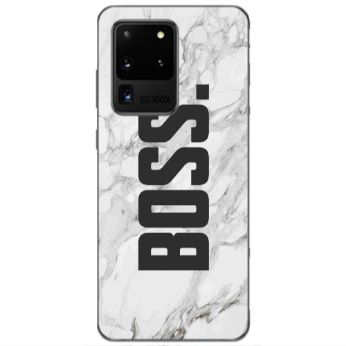 Samsung S20 Ultra Marble Boss Transparent Silicone TPU Θήκη