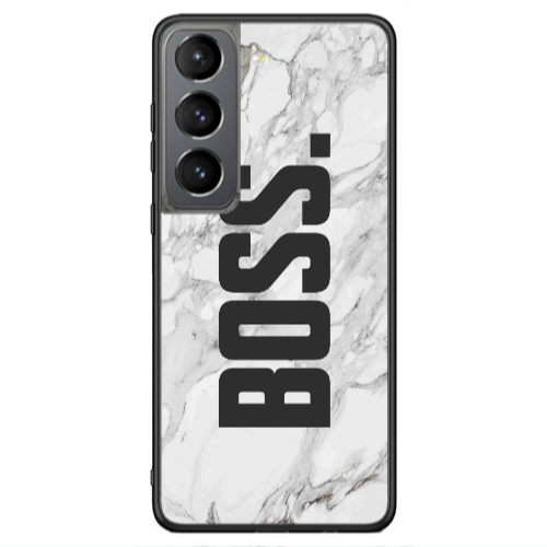 Samsung S21 Ultra Marble Boss Black Glossy Θήκη