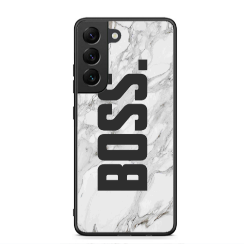 Samsung S22 Plus Marble Boss Black Glossy Θήκη