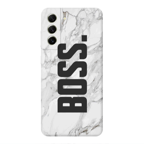 Samsung S21 PLUS Marble Boss Transparent Silicone TPU Θήκη