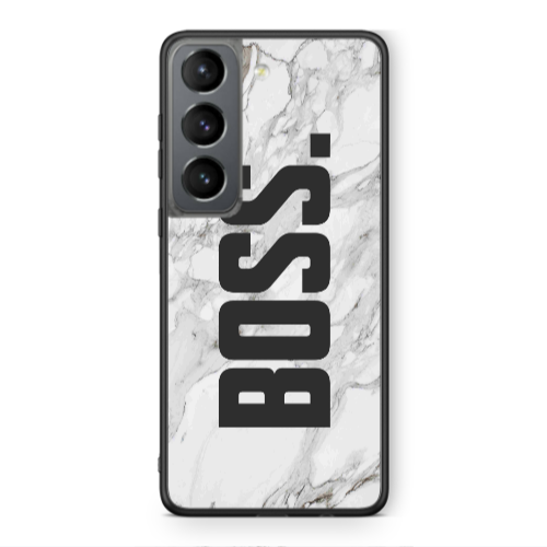 Samsung S21 PLUS Marble Boss Black Glossy Θήκη
