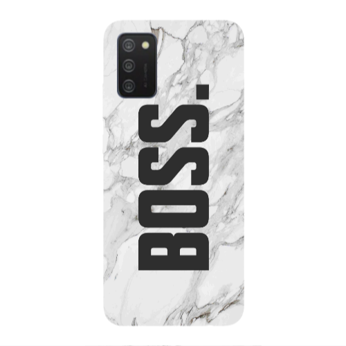 Samsung A03S Marble Boss Transparent Silicone TPU Θήκη