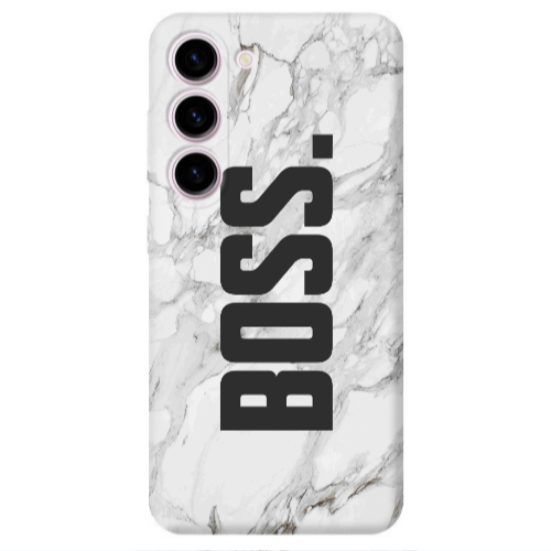 Samsung S23 Plus Marble Boss Transparent Silicone TPU Θήκη