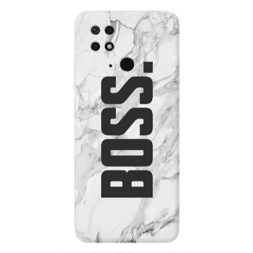 Xiaomi Poco C40 Marble Boss Transparent Silicone TPU Θήκη