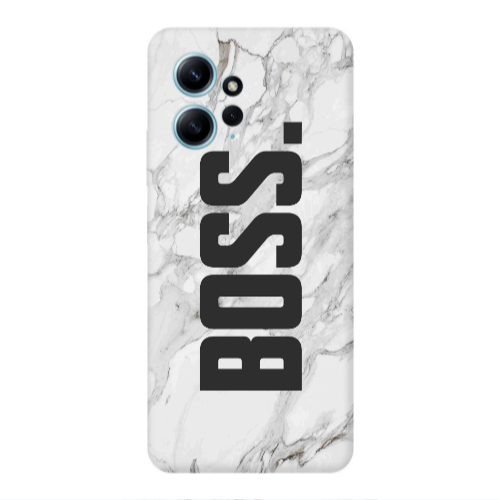 Xiaomi Redmi Note 12 4G Marble Boss Transparent Silicone TPU Θήκη