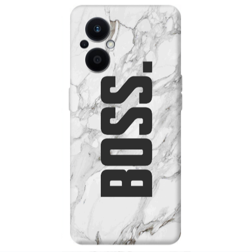 Oppo Reno 7 Lite Marble Boss Transparent Silicone TPU Θήκη