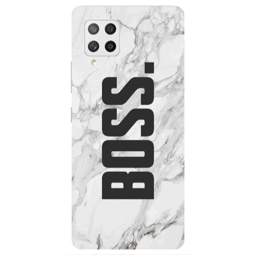 Samsung A42 5G Marble Boss Transparent Silicone TPU Θήκη
