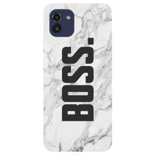 Samsung A03 Marble Boss Transparent Silicone TPU Θήκη