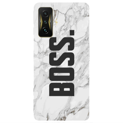 Xiaomi Poco F4 Gt Marble Boss Transparent Silicone TPU Θήκη