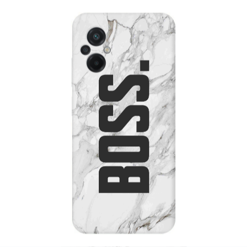 Xiaomi Poco M5 Marble Boss Transparent Silicone TPU Θήκη