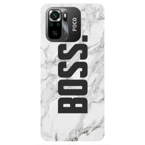 Xiaomi Poco M5 s Marble Boss Transparent Silicone TPU Θήκη