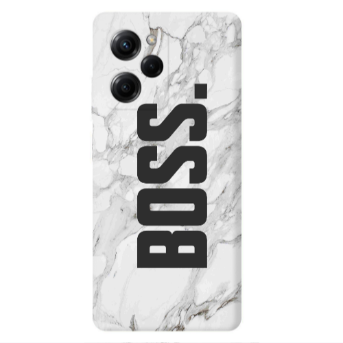 Xiaomi Poco X5 Pro Marble Boss Transparent Silicone TPU Θήκη