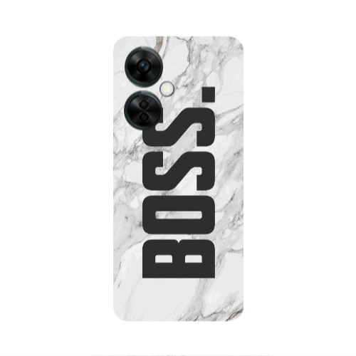 Oneplus Nord CE 3 Lite 5G Marble Boss Transparent Silicone TPU Θήκη