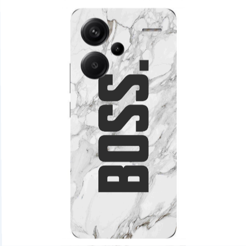Xiaomi Redmi Note 13 Pro+ 5G  Marble Boss Transparent Silicone TPU Θήκη