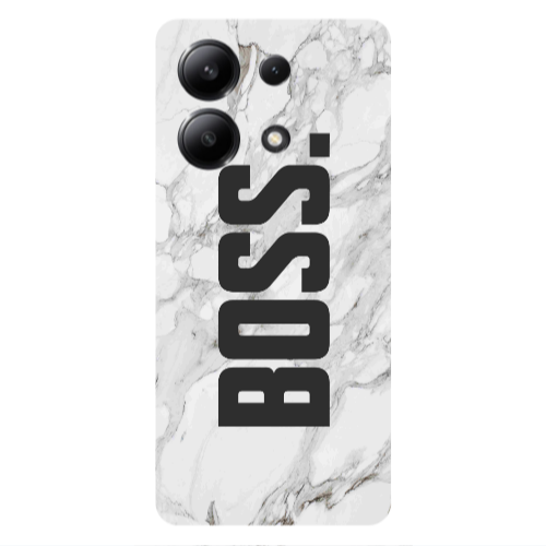 Xiaomi Redmi Note 13 4G Marble Boss Transparent Silicone TPU Θήκη