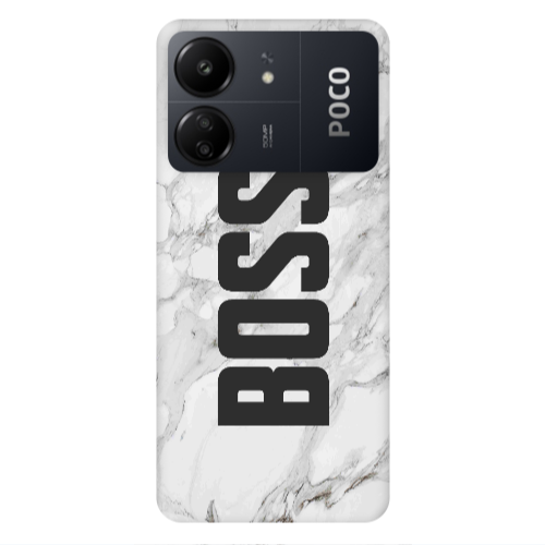 Xiaomi Poco C65 Marble Boss Transparent Silicone TPU Θήκη