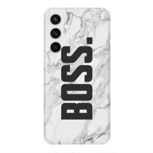 Samsung S24 Marble Boss Transparent Silicone TPU Θήκη