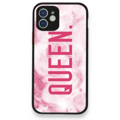 Apple iPhone 12 Marble Queen Black Glossy Θήκη