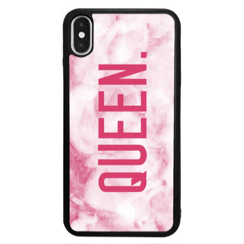 Apple iPhone X Marble Queen Black Glossy Θήκη