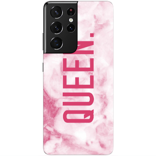 Samsung S21 Ultra Marble Queen Transparent Silicone TPU Θήκη