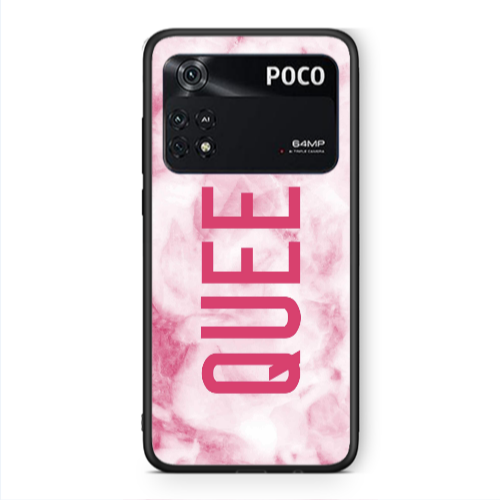 Xiaomi Poco M4 Pro 4G Marble Queen Black Glossy Θήκη