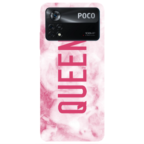 Xiaomi Poco X4 Pro Marble Queen Transparent Silicone TPU Θήκη
