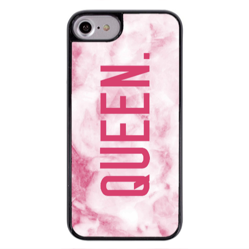 Apple iPhone 7 Marble Queen Black Glossy Θήκη