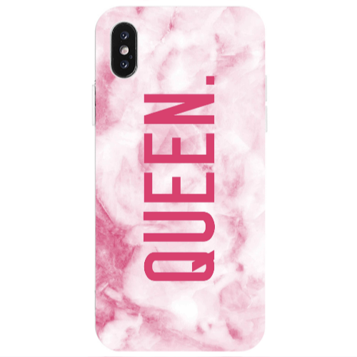 Apple iPhone Xs Marble Queen Transparent Silicone TPU Θήκη