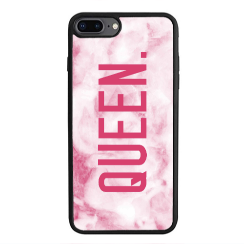 Apple iPhone 7 Plus Marble Queen Black Glossy Θήκη